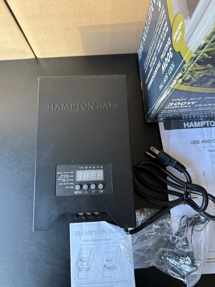 Hampton Bay 300W Digital Transformer Landscape Lighting Dusk to Dawn DIY-300PS - Image 2 of 3