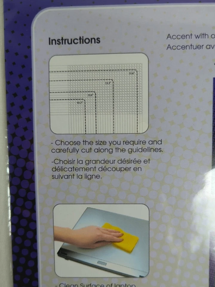 Laptop Skin Vinyl Decal Self Adhesive Floral Fits Any Laptop by Lap-Toppers - Image 3 of 4