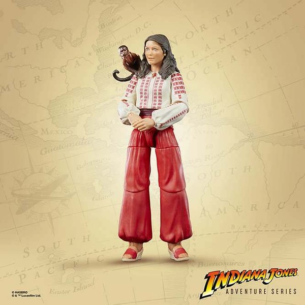 Indiana Jones Abenteuer Serie Marion Ravenwood Action Figure Hasbro-image