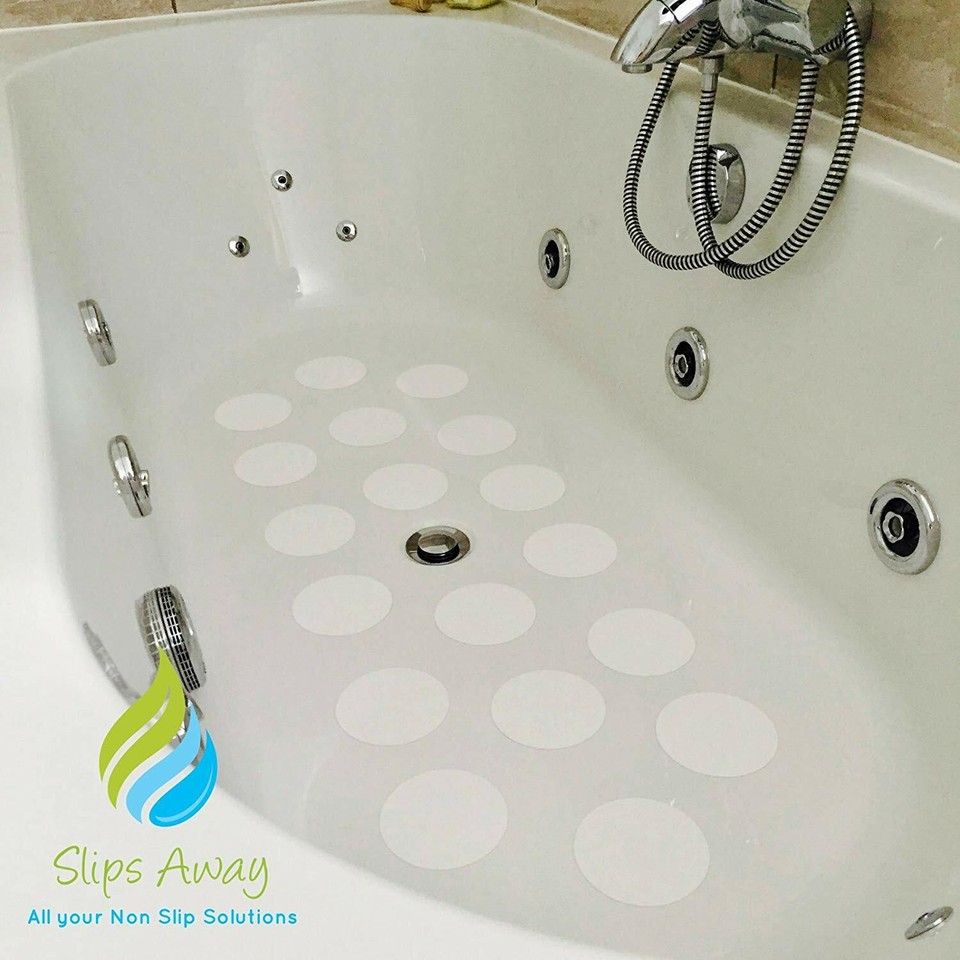 Non Slip Bath Mat Stickers Anti Skid Grip For Tub Shower Non Rubber for Bathroom | eBay UK
