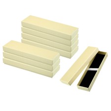 Pen Gift Box 8pcs Empty Pen Case Cardboard Case Pen Display Box Beige