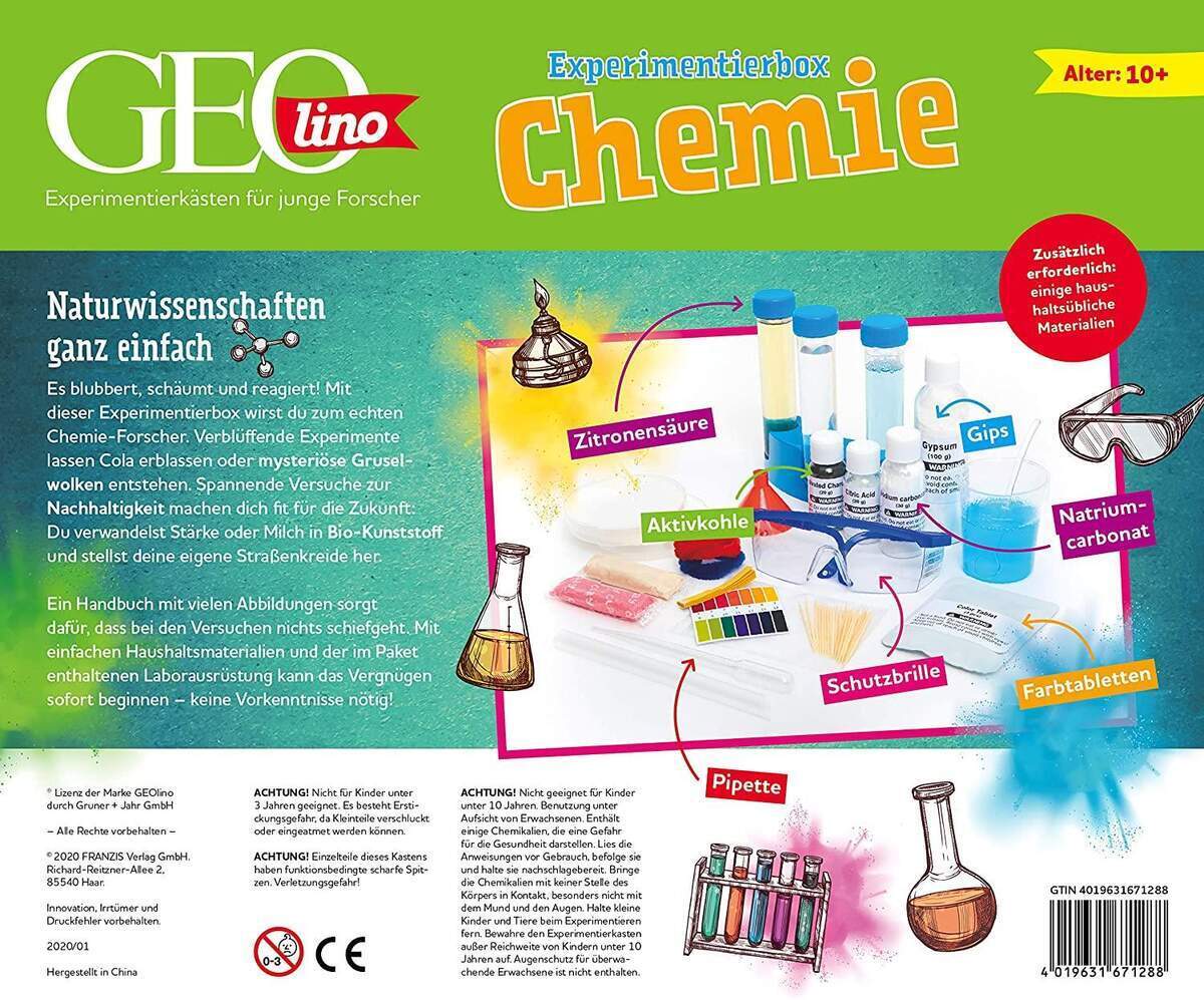 Thumbnail - Franzis Geolino - Experimentierbox Chemie