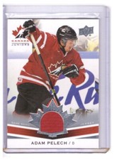 Adam Pelech 2014-15 UD Team Canada Jr. Base Jersey Card #151