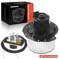 HVAC Blower Motor & Resistor Kit with Wheel Front for Ford F-250 HD F-350 1997