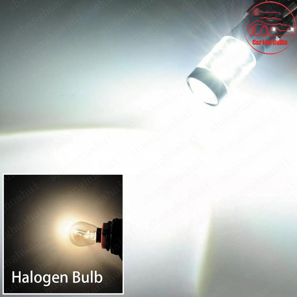 3157 SMD LED Backup Reverse Light Bulbs Kit 2pc 6000K For Cadillac CTS 2003-2007 Foto 2 de 4