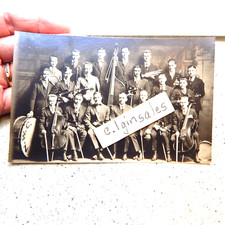 Northwestern College Watertown, Wi. School Band - Real Photo Postcard - c. 1910