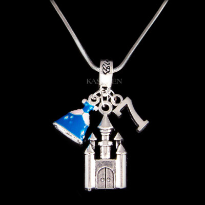 7th Girls Birthday Gift Princess Magical Castle 5th 6th 8th 9th Charm Necklace