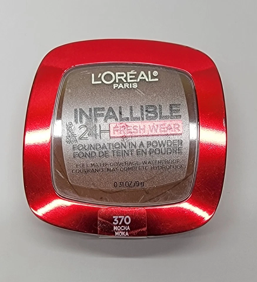 L'OREAL PARIS INFALLABLE up to 24H Fresh Wear Foundation #370 Mocha NEW - SEALED - Image 2 of 3