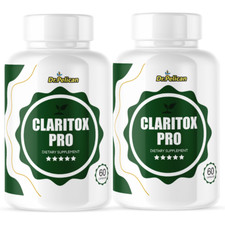 Claritox Pro-Digestive Support- 2 Bottles-120 Capsules