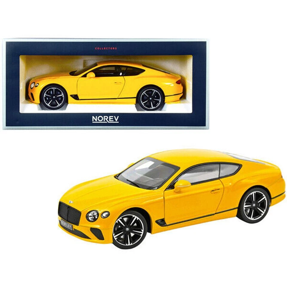 Norev 1/18 Bentley Continental GT 2018 Monaco Jaune 182786