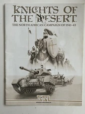 Knights Of  The Desert SSI. Both Atari/Apple Disk. Complete. VG. No Box