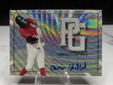2021 CHRIS STANFIELD LEAF PERFECT GAME AUTO SILVER WAVE REF METAL #1/10