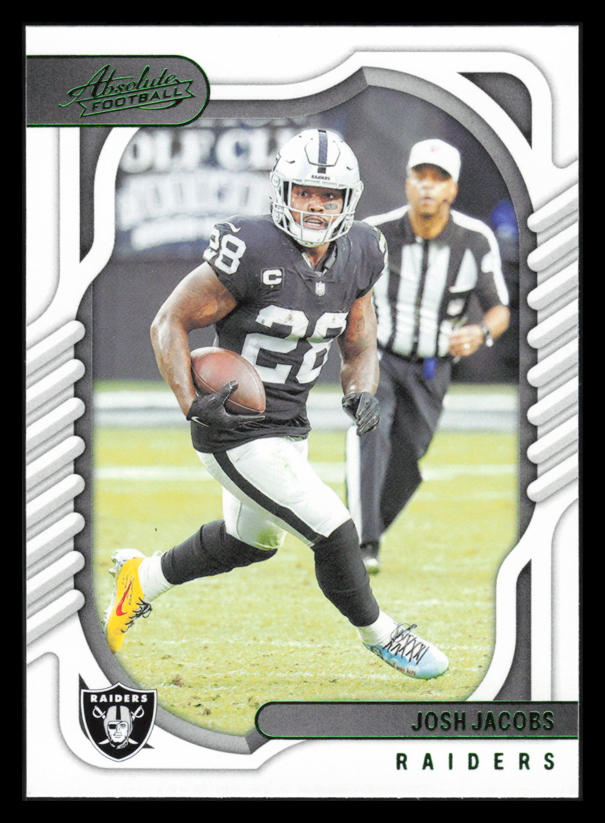2022 Panini Absolute Josh Jacobs Retail #64 Green