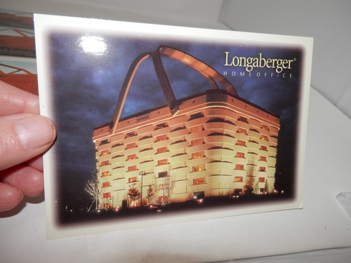 Lot of 6 Vintage Longaberger Postcards - Home Office Worlds Largest Basket 6x4" - Picture 2 of 14