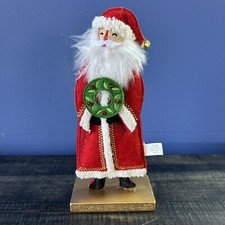 Fabric Santa Figurine Christmas 2024 Target Wondershop Wreath Holiday Decor