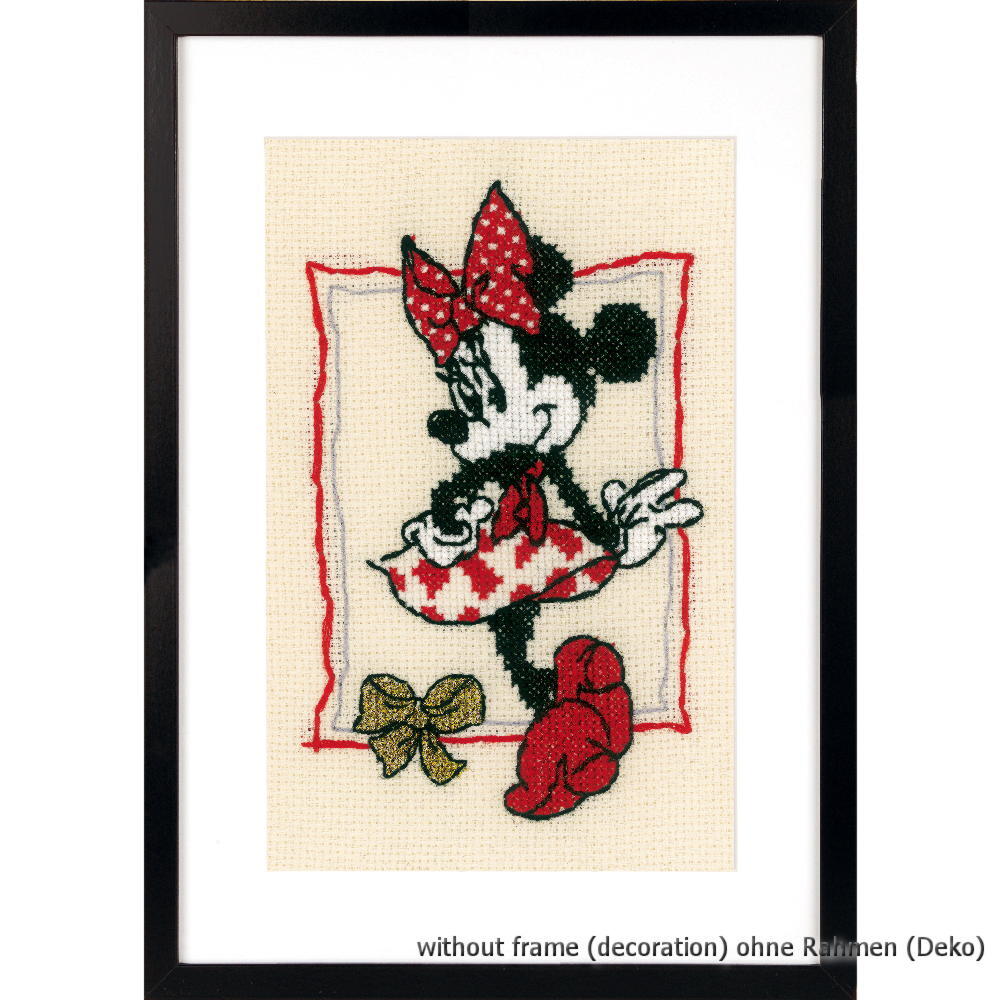Vervaco counted cross stitch kit Disney It's all about Minnie, DIY