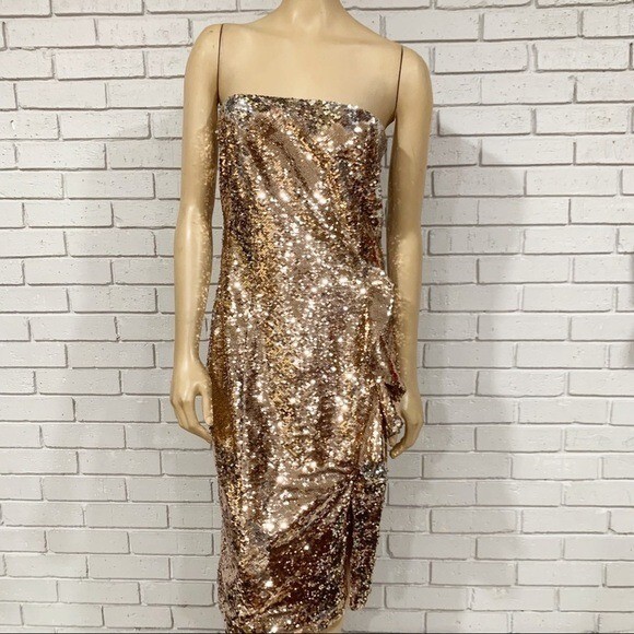 Parker Women's Gold Noelle Sequin Dress - Size 8 | eBay Parker Women's Gold Noelle Sequin Dress - Size 8 | eBay