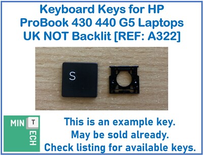 Tastatur Ersatz Tasten für HP ProBook 430 440 G5 Laptops UK NICHT Hintergrundbeleuchtung