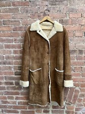 Vintage Farhi Nicole Farhi Women’s Sheepskin Coat, Sz 14 Fitted, Italy