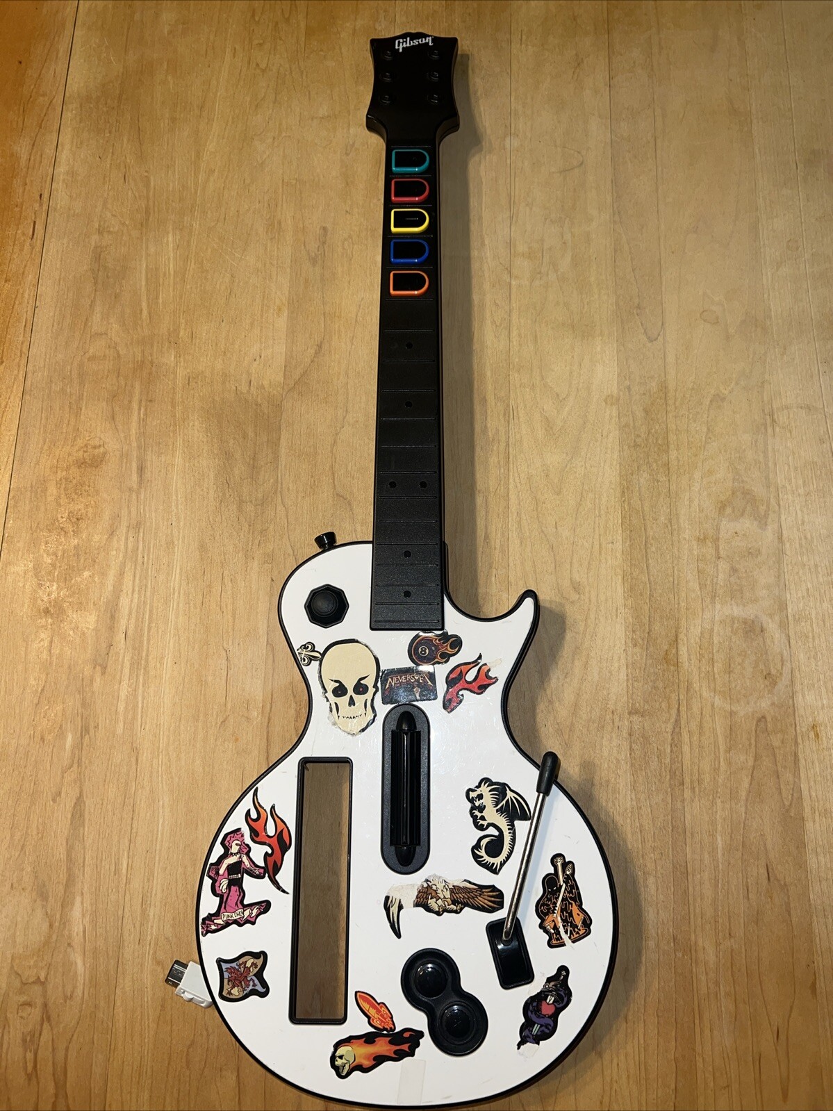 Wii Guitar Hero Les Paul Gibson Guitar (requires wiimote) eBay