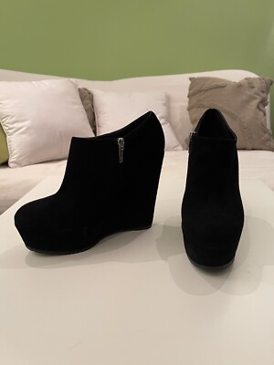 Gianvito Rossi Stiefelette Bootie Wildleder schwarz Gr. 39 Wie neu