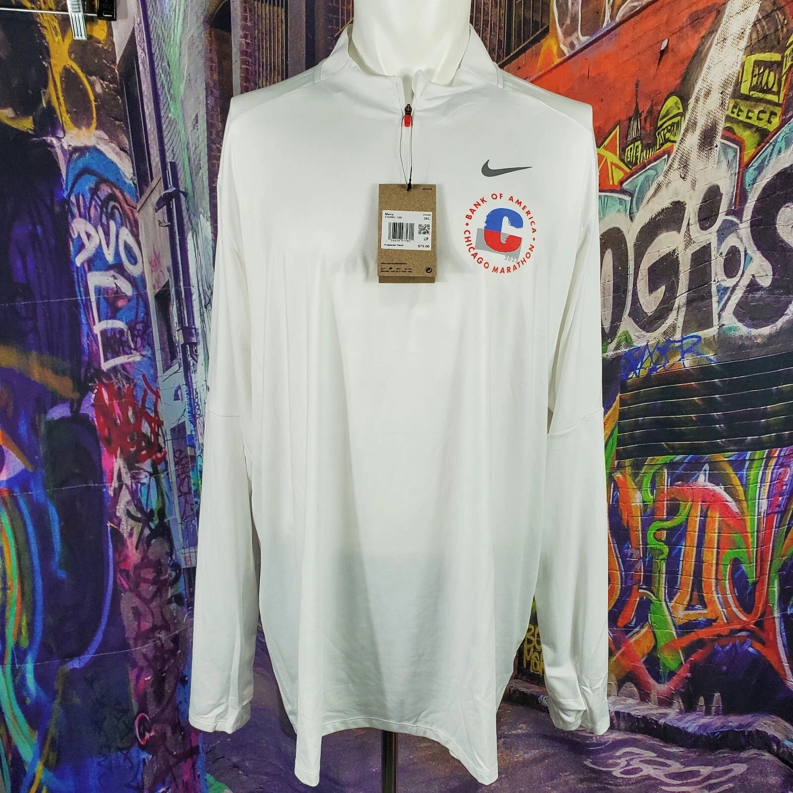 Nike Dri-FIT Element Men Running Top Bank Of America Chicago Marathon 3XL (A41)