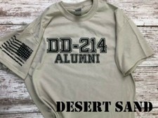 DD-214 Alumni Military T-shirt. Airforce, Marines, Navy, Army Coast Guard 120G