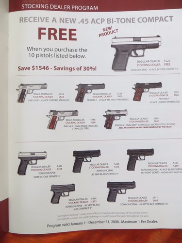 2008 SPRINGFIELD ARMORY 3 Product Catalogs New Never Read from Vintage Shop - Picture 5 of 12