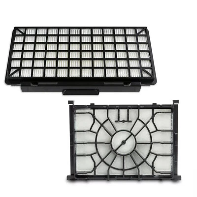 HAUSMARKE 2 Filter , Hepa + Motorschutz mit Siemens Q5.0 VSQ5X1230 Staubsauger kompatibel