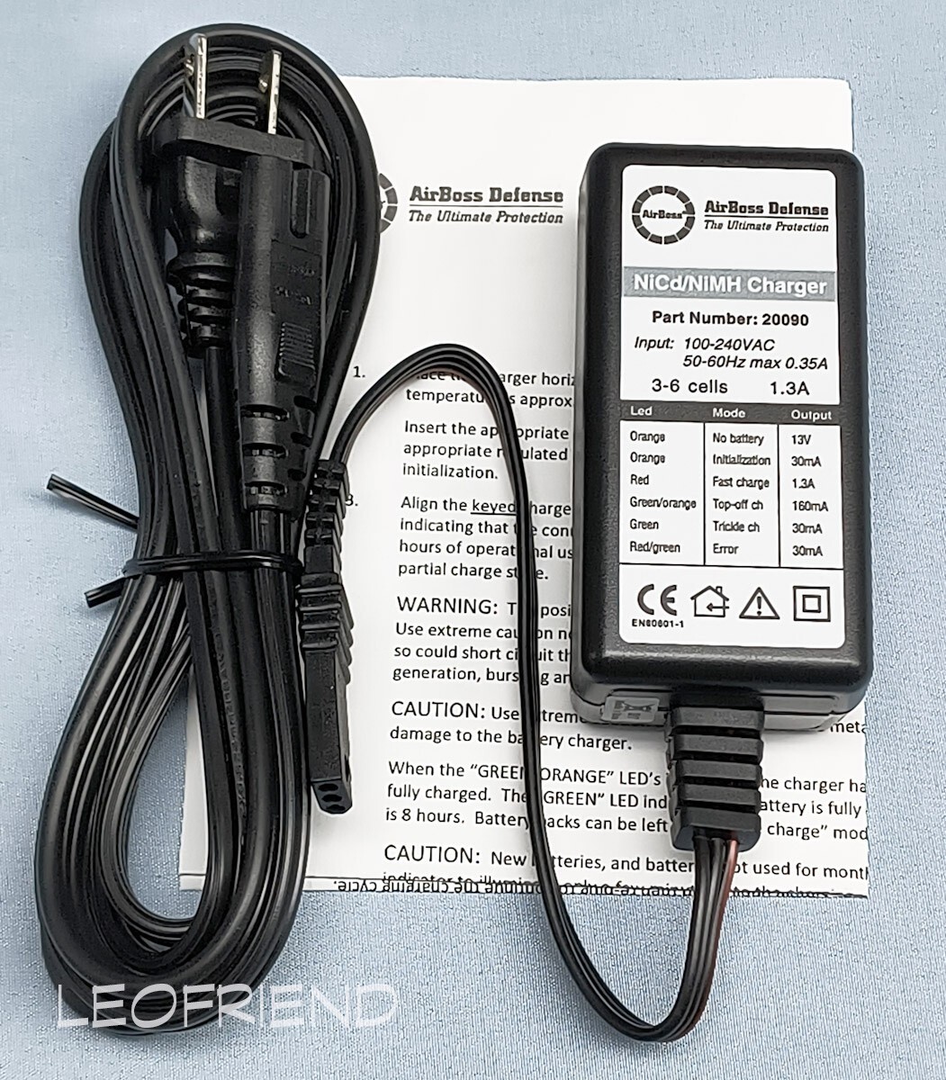 AirBoss Battery Charger for PAPR Blower C420 Safety Tech Micronel S-20090-001