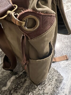 Jansport Skip Yowell Pleasanton Messenger Bag - Leather/Canvas