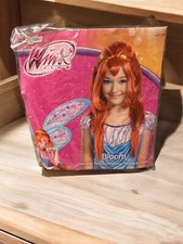 PARRUCCA ROSSA WINX CLUB BLOOM ANIME COSPLAY FATA PRINCIPESSA SIRENA HALLOWEEN REGALO DI NATALE