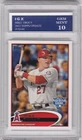 MIKE TROUT ROOKIE CARD Graded GEM MINT 10 Angels Baseball TOPPS UPDATE $$ RC!