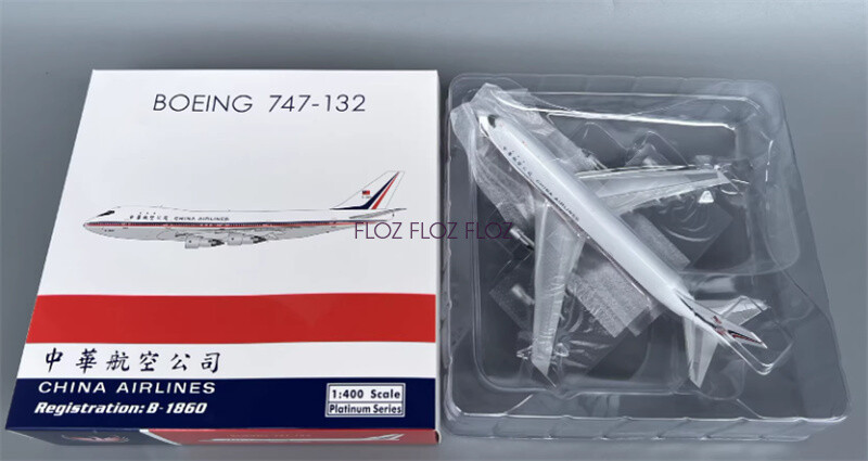 航空機・ヘリコプター Phoenix China Airlines B747-400 Phoenix China Airlines for Boeing B747-100 B-1860 1:400