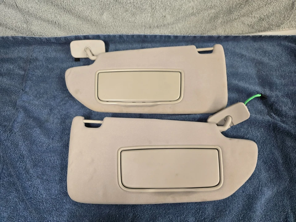 Volvo XC90 2008 conductor pasajero izquierdo derecho parasol juego de 7/14 gris Foto 3 de 4