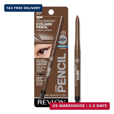 Revlon ColorStay Pencil Waterproof Eyeliner, Smudge-Proof, Eye Makeup with Built