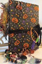 Junk Journal Halloween Spellbound And Bewitched Handmade Diary Memory Book 80Pgs