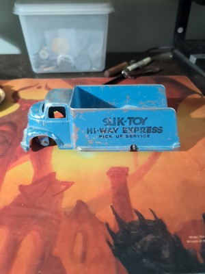 Vtg 1950s SLIK-TOY HI-WAY EXPRESS PICK UP SERVICE Truck Slik Toys Lansing USA