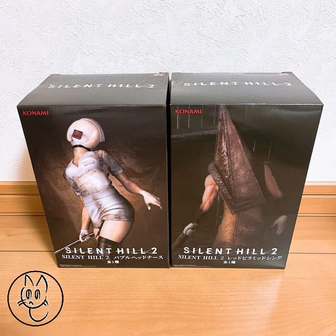 SILENT HILL 2 Red Pyramid Thing & Bubble Head Nurse Figure Set