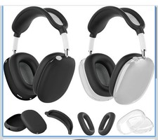 2pk Silicone Case Cover for AirPods Max Headphones Ear Cups Headband Protective