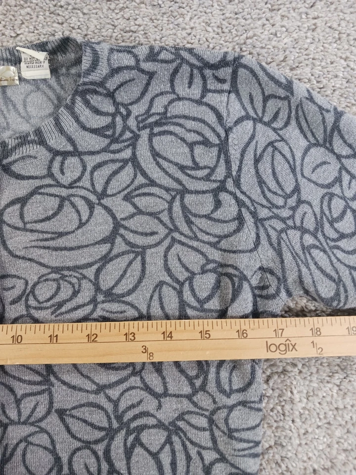 Stephanie Rogers Moda Tinta Grande Adolescentes Suéter Cárdigan Mezcla Viscosa Foto 4 de 4