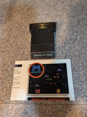 Atari 2600 Space Attack With Manual  Tested Combine Ship