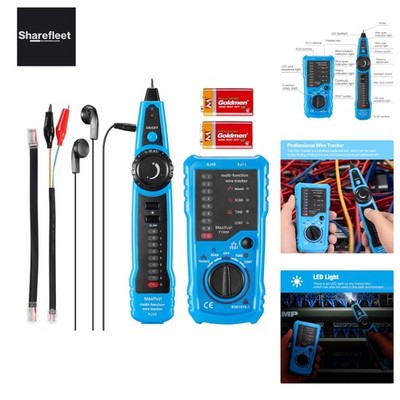 Netzwerk Kabel Tester, Wire Tracker Multifunktion, Tracer mit Probe Ton, RJ11...
