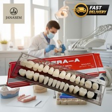 Complete 56 Pcs A2 Denture Teeth Set - Durable Resin for Prosthetics & Halloween