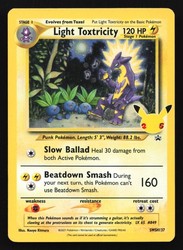 Light Toxtricity SWSH137 Holo Promo (Sword & Shield Promo Cards)