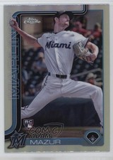2025 Topps Chrome Refractor Adam Mazur #157 1mh5