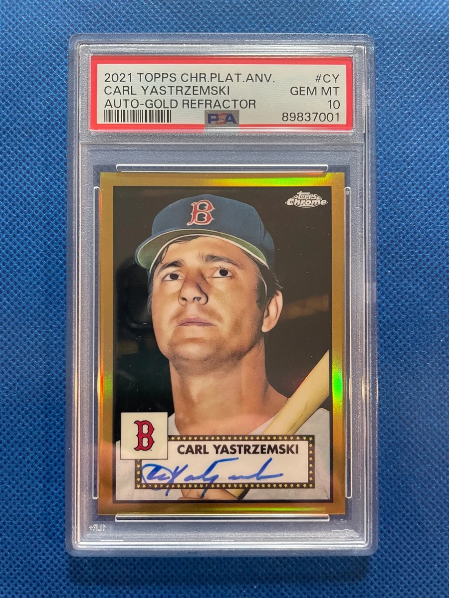 Carl Yastrzemski Autographed Baseball Cards for sale | eBay