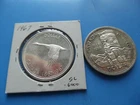 Canada silver dollars. 1958 Totem & 1967 centennial.