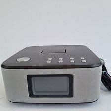 AZATOM HOME HUB FM RADIO BLUETOOTH APPLE IPOD IPHONE DOCKING STATION ALARM CLOCK