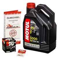 Yamaha Xv 1100 Virago, 89-99, 3LP, Motul 10W40 ÖL, K&N ÖLfilter MotoröLset
